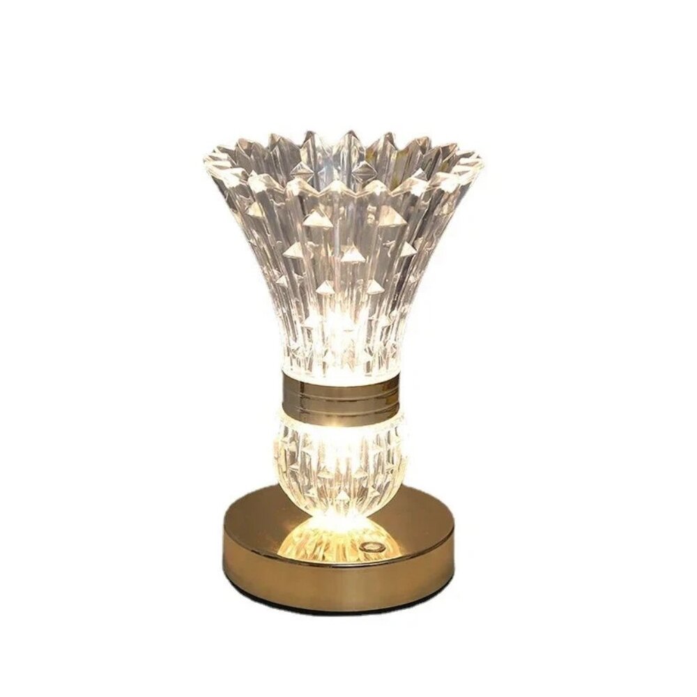 Vase Lamp Table Light Dimmable Vase Table Lamp Cordless USB Charge BEAUTIFUL!